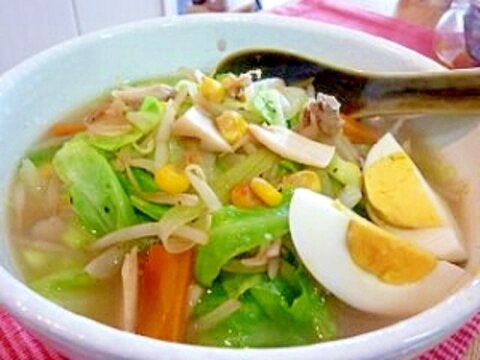 美容にもいい！野菜たっぷりラーメン